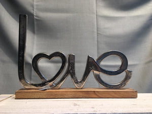 Holz Botschaften "Love"