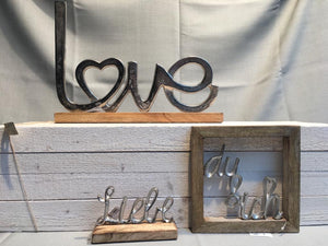 Holz Botschaften "Liebe"