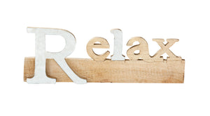 Schriftzug "Relax"